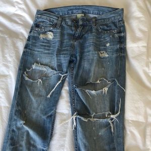 Banana Republic Destroyed Boyfriend Jeans
